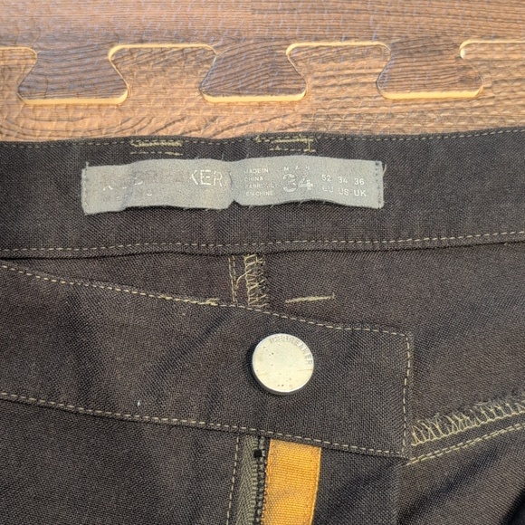 Icebreaker Men's Merino Wool Pants Brown Size 34 - Picture 2 of 8